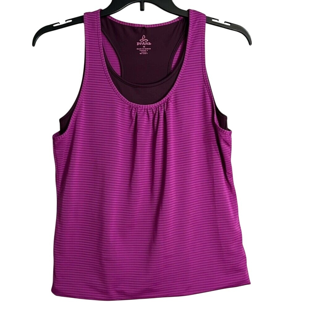 PrAna Sleeveless Athletic Tank Top Womens‎ Size Medium Pink